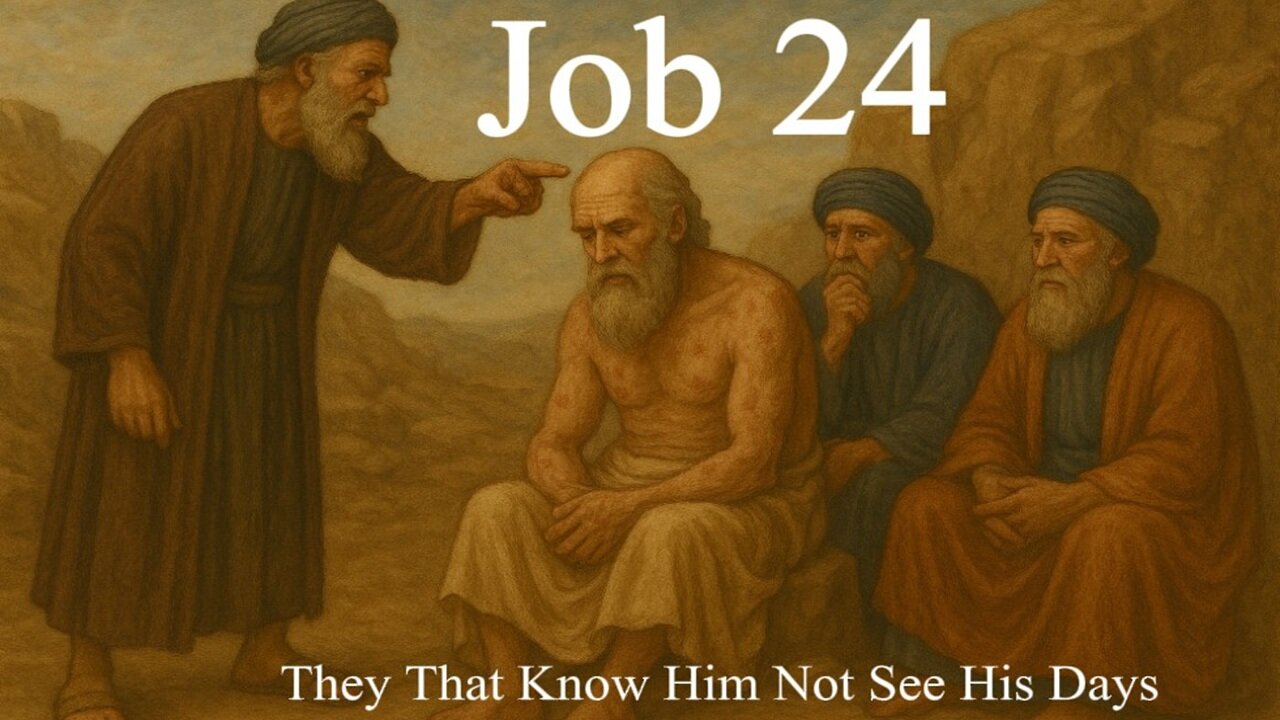 Job 24 Explained, KJV, Rightly Dividing — They That Know Him Not See His Days