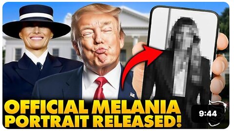 🔥 Internet on FIRE as Melania Reveals STUNNING Official Portrait With Dark, Secret Meaning