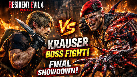 Jack Krauser Final Boss Fight NO DAMAGE | Resident Evil 4 Remake