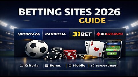 Betting Sites 2026 (Sportaza, Paripesa, 31Bet, Betlivecasino)