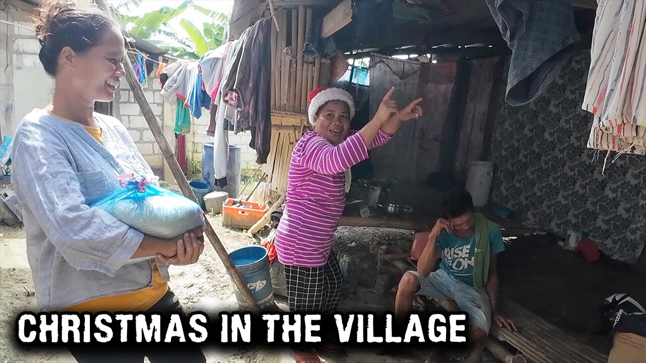 Christmas in the Village Part 2 - John John Cooks Lunch and Fatima Makes Rice Deliveries