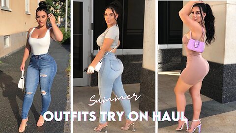 NEW JEANS SUMMER LOOKBOOK | 4 GO TO LOOKS | DENIM TRY ON HAUL INSPO