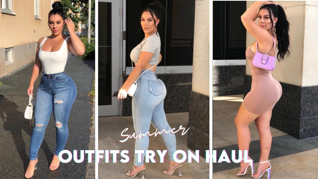 NEW JEANS SUMMER LOOKBOOK | 4 GO TO LOOKS | DENIM TRY ON HAUL INSPO