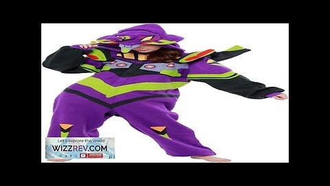 SAZAC Kigurumi Evangelion Unit-01 Eva-01 Onesie Jumpsuit Halloween Costume Review