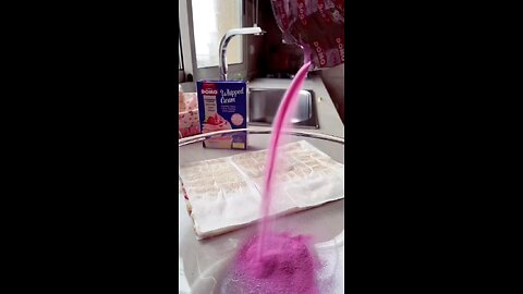 Colorful rainbow fruit cake with creamy — healthy, sweet, and perfect for kids or guests! 🍇🍍🍓