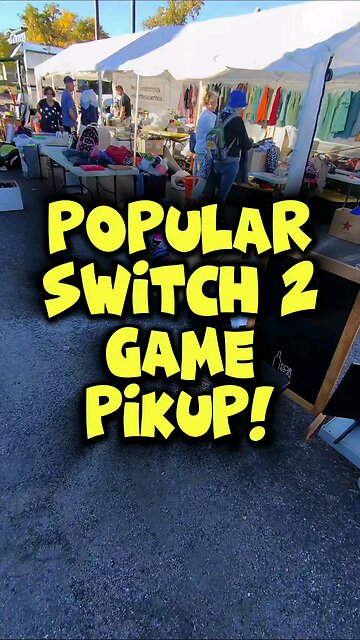 Finding a Switch 2 Game at a #garagesale already? #fyp #reseller #switch2 #donkeykongbananza