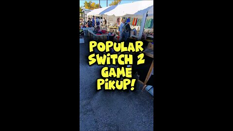 Finding a Switch 2 Game at a #garagesale already? #fyp #reseller #switch2 #donkeykongbananza