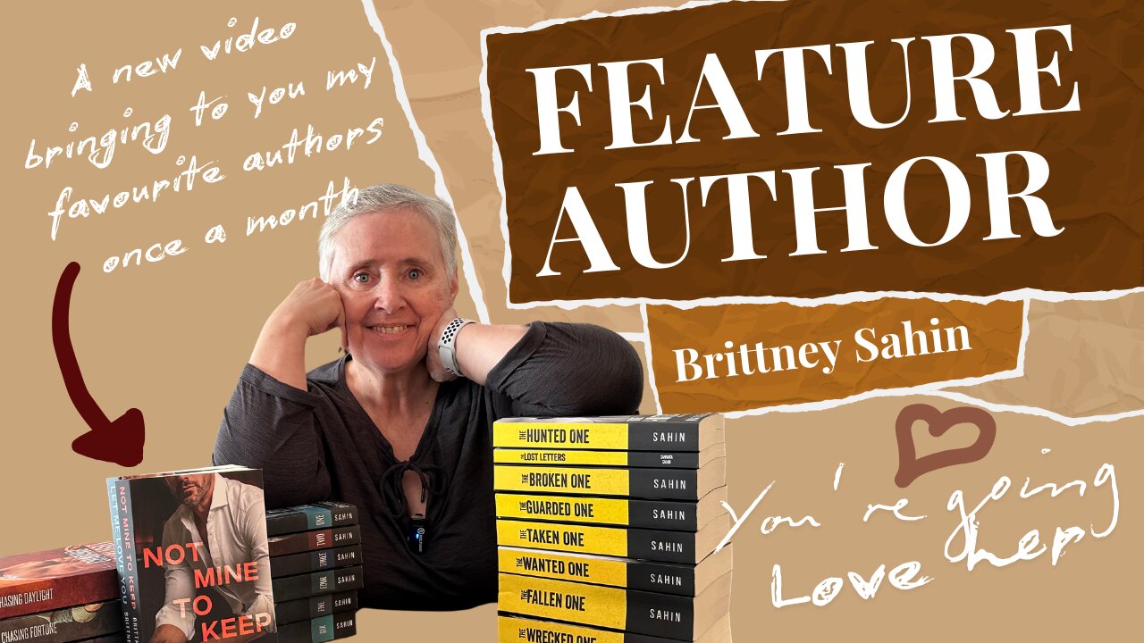 Feature Author - Brittney Sahin, Writer of 35 Romantic Suspense Books