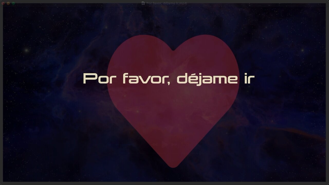 Por favor, déjame ir - Indigosong - Indigoplatform