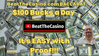 Yes, You CAN Consistently Win $100 a Day at Baccarat – Here’s Proof"