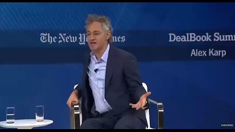 Palantir CEO Alex Karp went viral after speaking at a New York Times conference