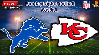 Detroit Lions vs Kansas City Chiefs: NFL SNF LIVE Week 6 Watch Party and Play by Play