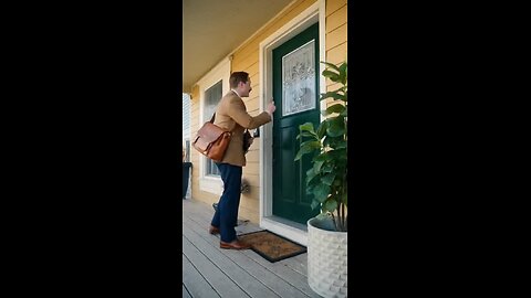 Door to door salesman gets attacked by a dog