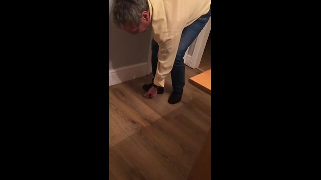 My grandpa drops egg