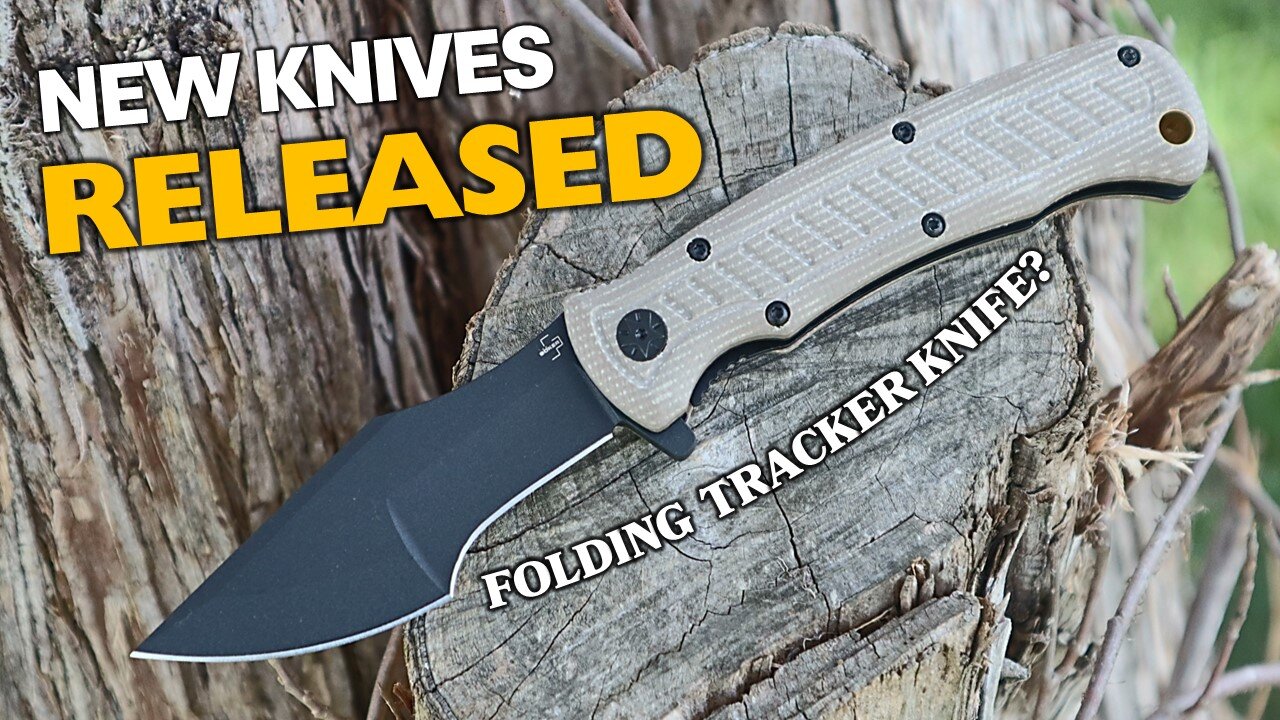 New Knives Released 2025 | Folding "Tom Brown" Tracker Knife? | AK Blade