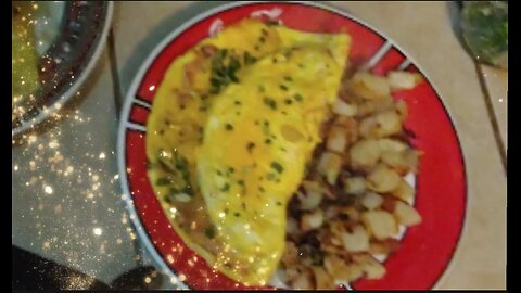 Ham & Cheese Omelets Side Of O'Brien's Classic Family Breakfast 4 Dinner