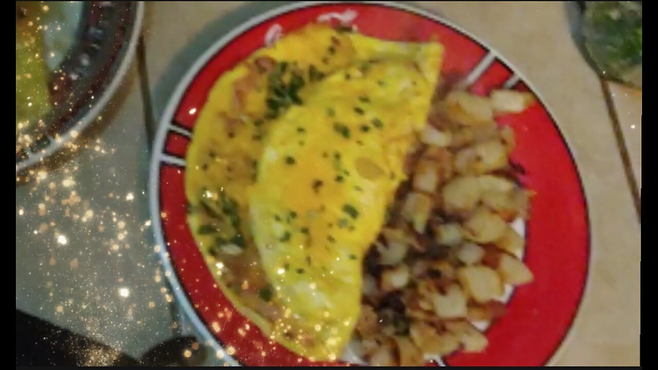 Ham & Cheese Omelets Side Of O'Brien's Classic Family Breakfast 4 Dinner