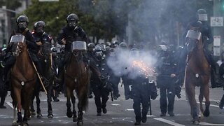 Leftist Lunatic Yanks ICE Agent's Mask, Thinks She's Untouchable…Time To Slap Her With A Prison Cell