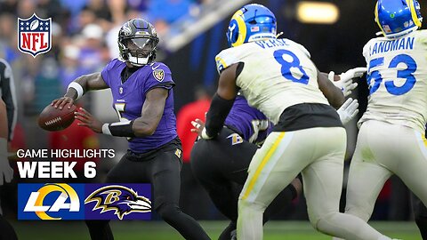 Los Angeles Rams vs. Baltimore Ravens Game Highlights 2025 NFL Season Week 6 - NFL