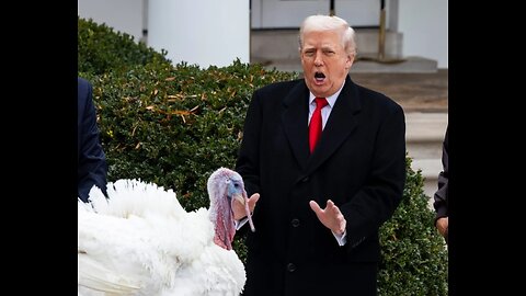 Trump Tears Into Dems at White House Thanksgiving Event, Calls Pritzker a ‘Fat Slob’