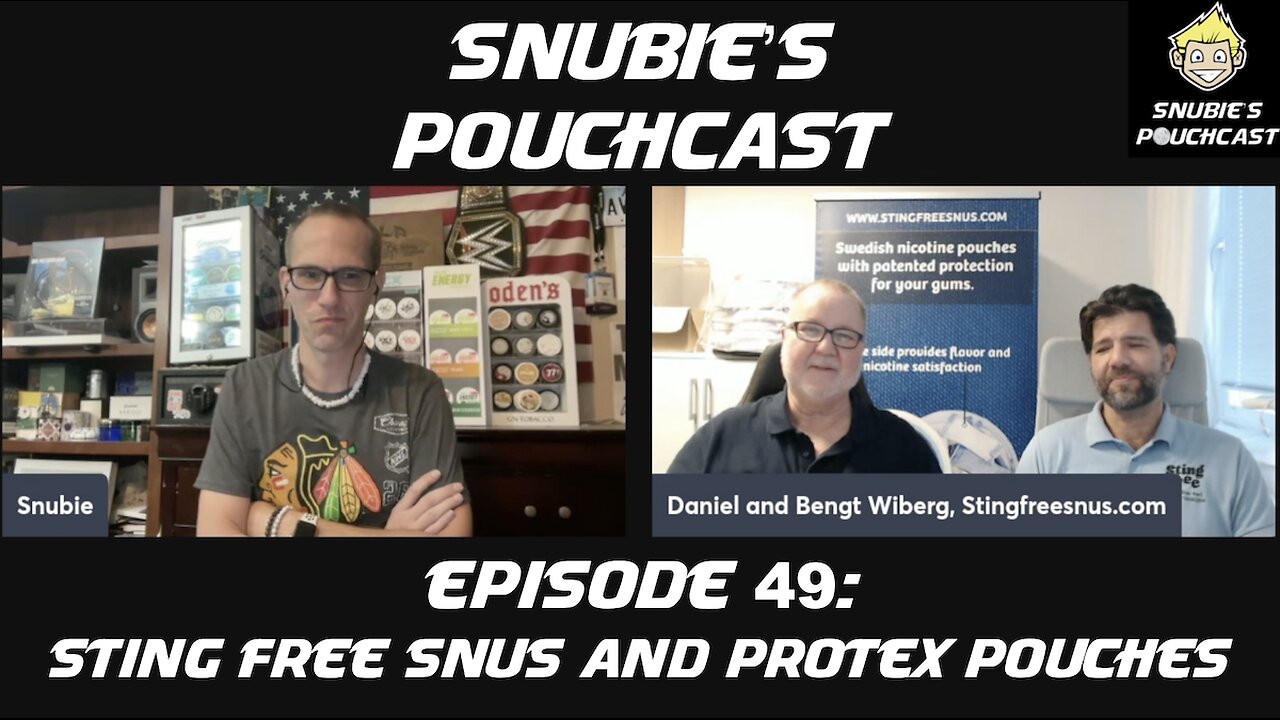 Snubie's PouchCast #49: Sting Free Snus and ProTex Pouches