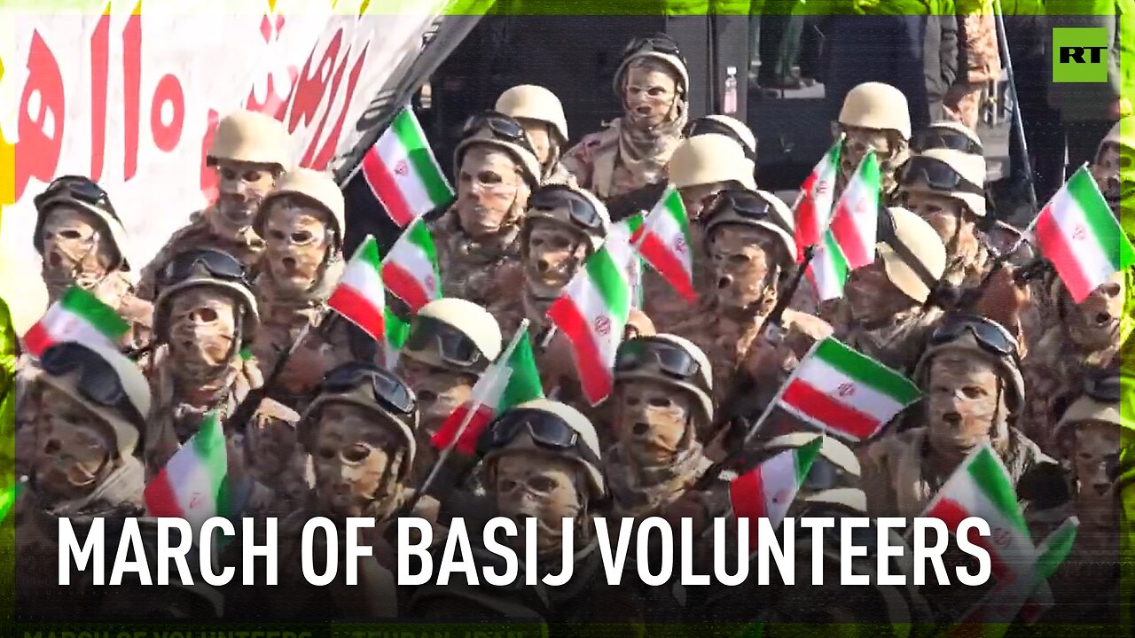 Over 100,000 Iranian Basij forces join cultural and combat march