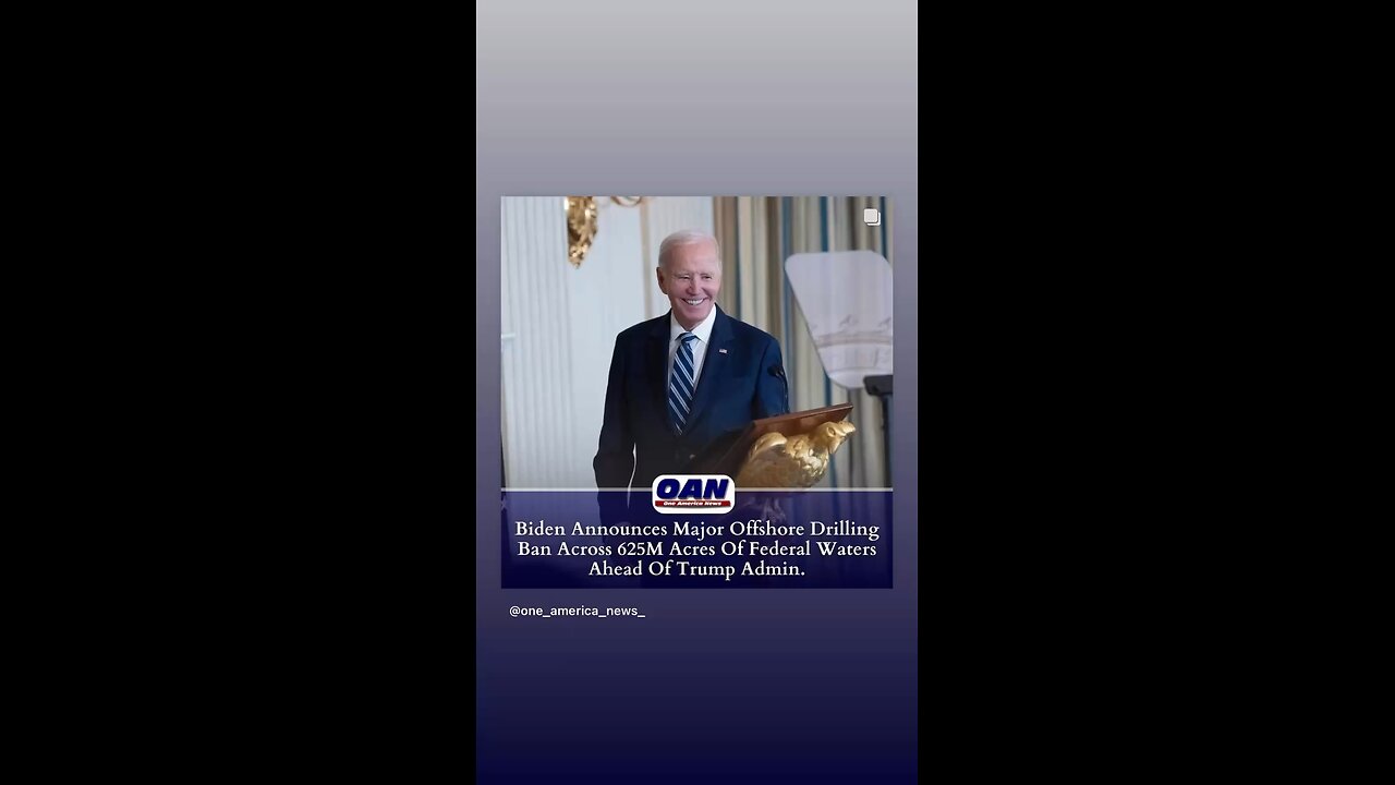 Biden Announces Offshore Drilling Ban