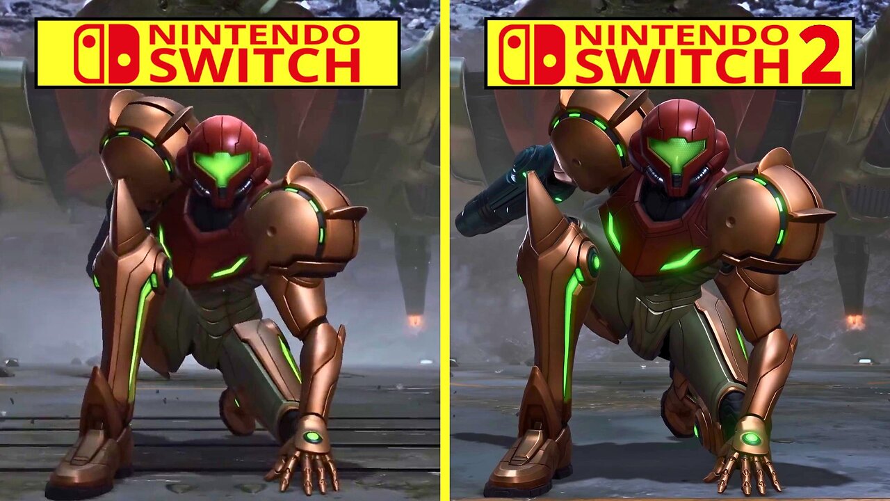 Metroid Prime 4 Nintendo Switch 1 vs Switch 2 Early Graphics Comparison