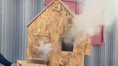 🔥💨 House Fire Backdraft Demonstration! | FeedMyCuriosity