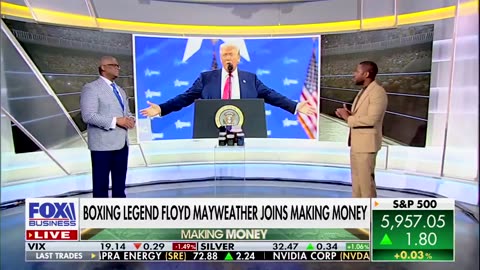 Boxing legend Floyd Mayweather Jr. shares his thoughts on @POTUS