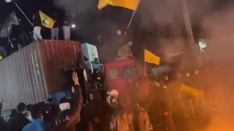 BREAKING: Hezbollah supporters are rioting in Beirut, destroying and setting