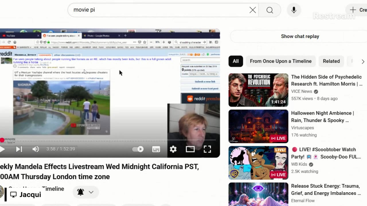 Live with Restream, October 04