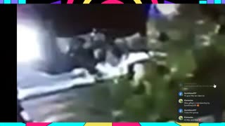 SOMEONE RUNNING THROUGH CHRIS WATTS YARD!