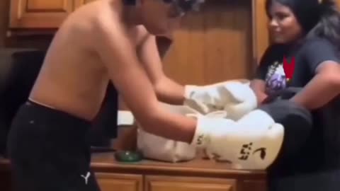 Don’t be afraid… it won’t hurt 👊😅