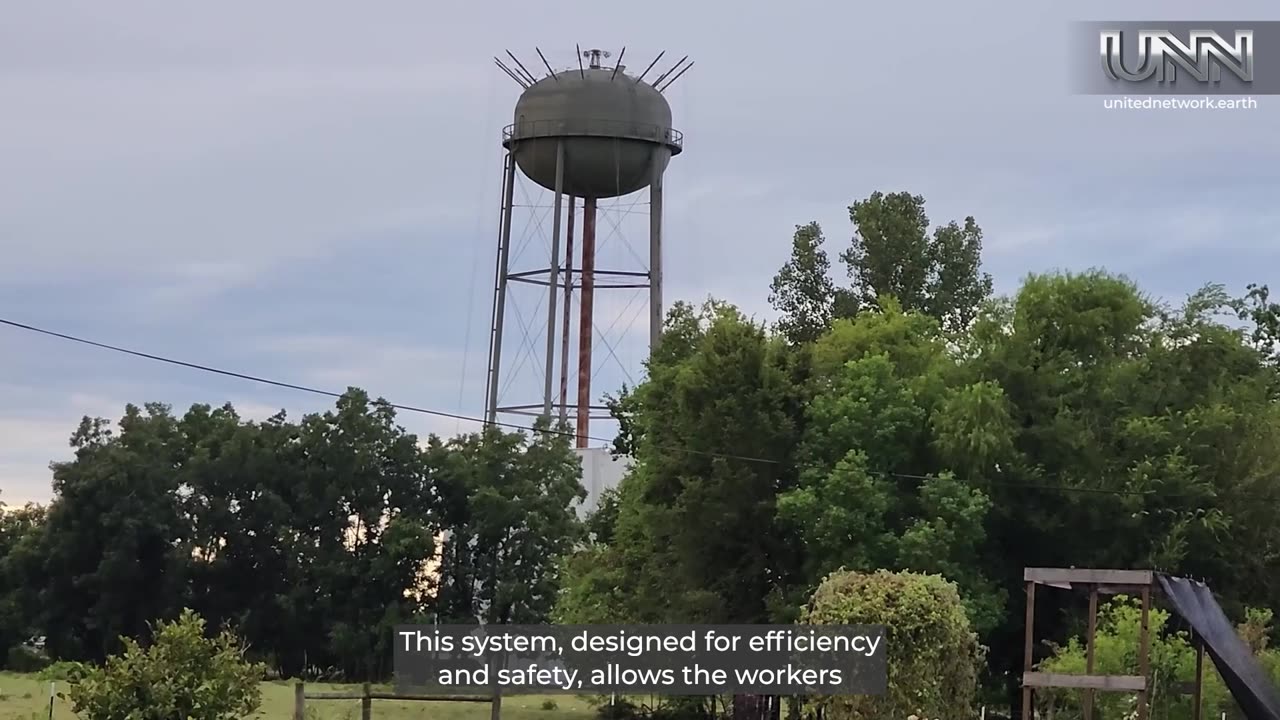 Historic water tower in Cottonport gets a careful restoration.