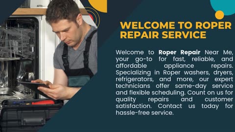 Expert Roper Repair service near you - The Appliance Repair Professionals