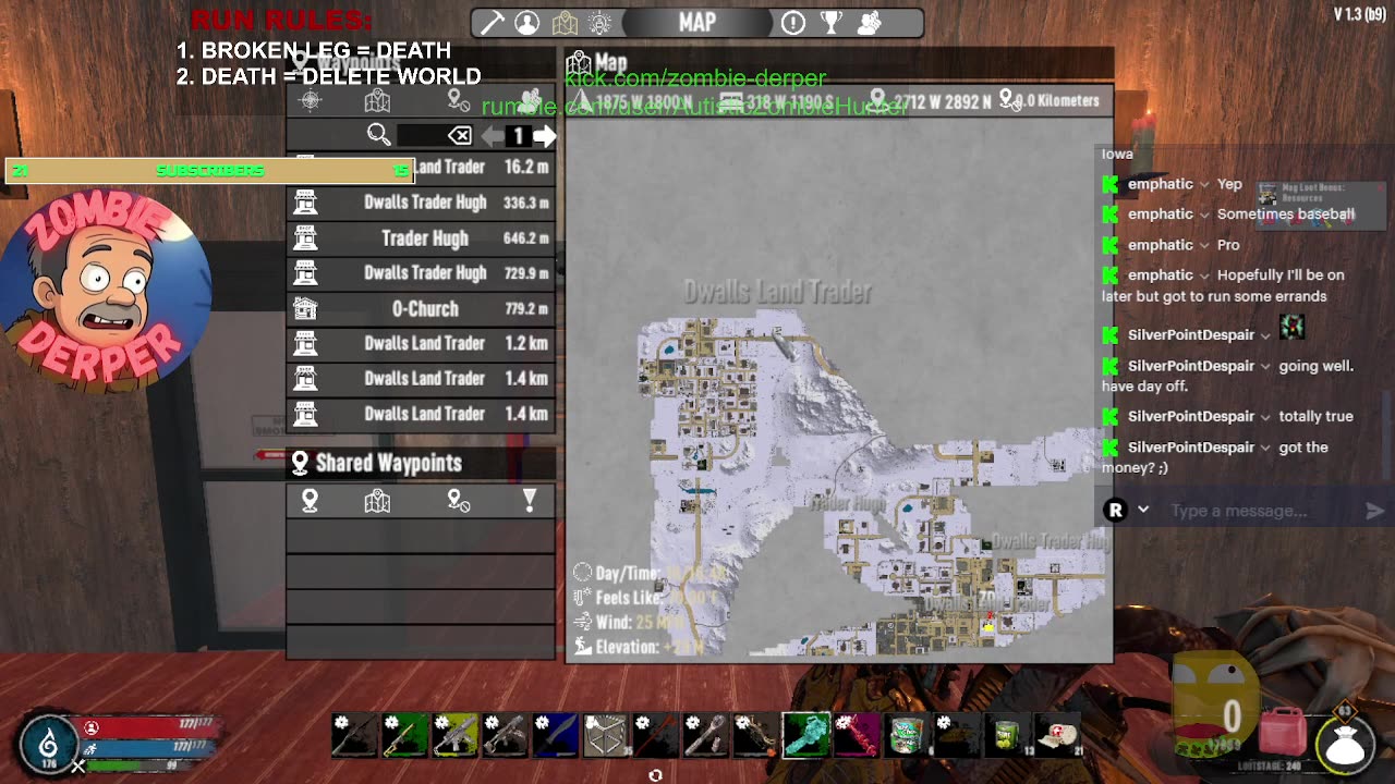 From snowball to snow-boulder | 7D2D One Life Challenge