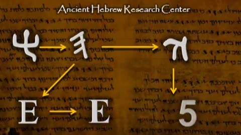 LESSON 5 HEY ANCIENT PALEO HEBREW PICTOGRAPHIC ALPHABET