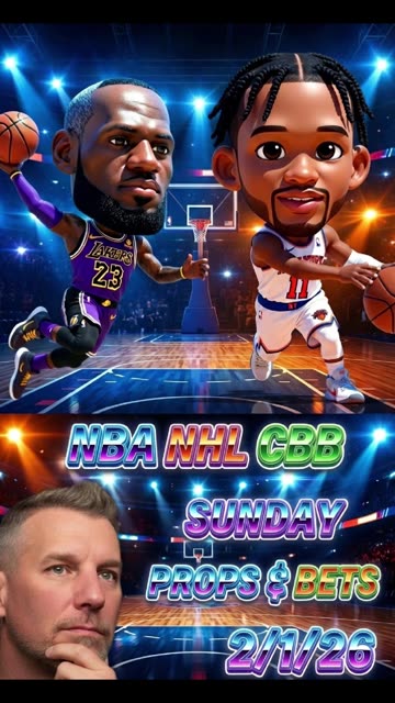 NBA Picks Today Sunday 2/1/2026 | CBB Picks Today | FREE NBA Player Props | Lakers vs Knicks & More