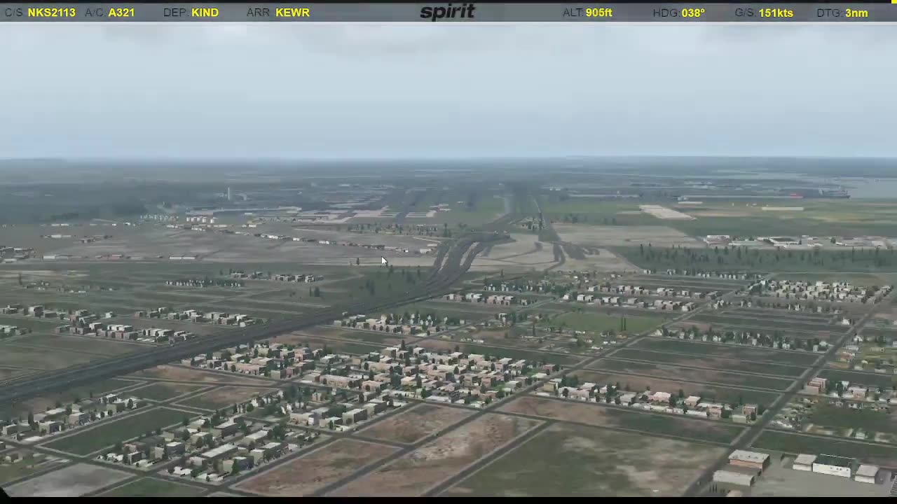Landing in Newark (KEWR)