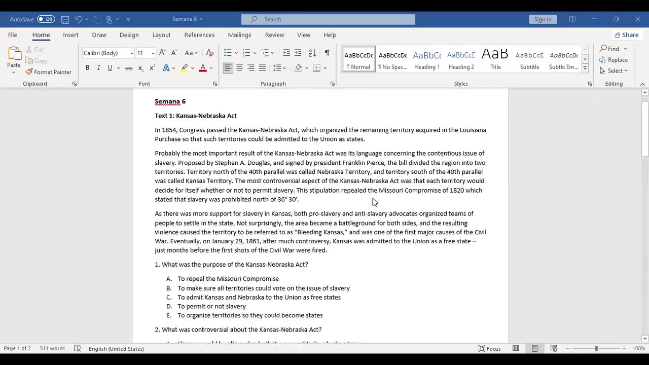 SAVIA REGULAR 2025 | Semana 06 | Inglés