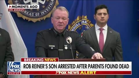 LA Police Chief says Nick Reiner charged with murder of Rob and Michelle Reiner