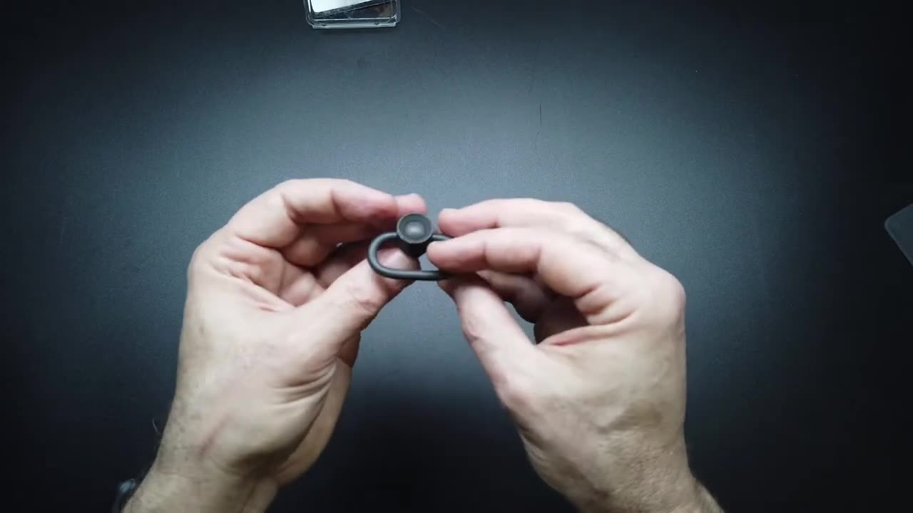 Timber Creek Heavy-Duty Push-Button Swivel | Secure Sling Attachment, Fast Release