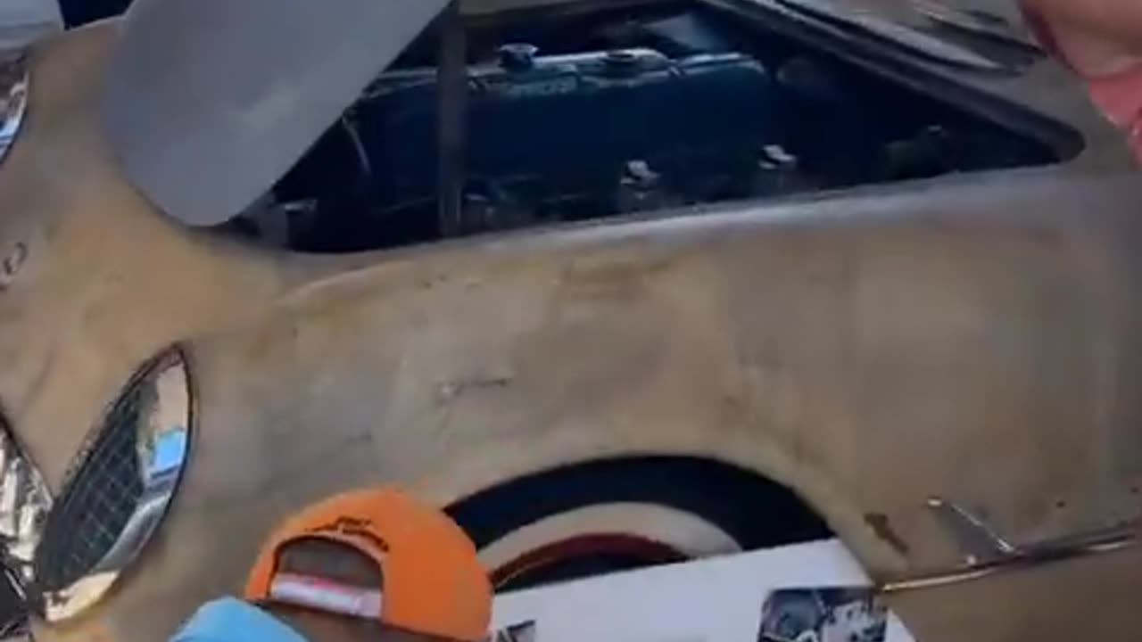 This is the very first Corvette ever made in 1953.