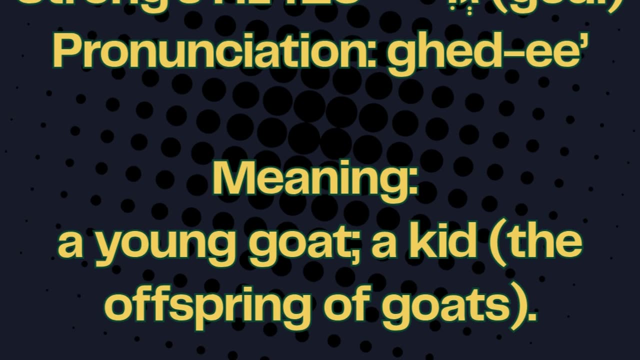 Word Check: Kids — A Kid Is a Goat, Not a Child