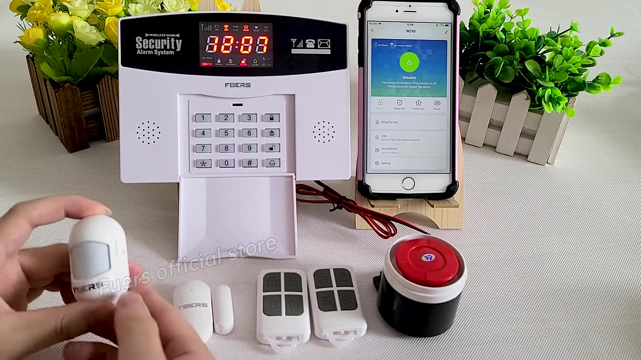 Smart WIFI 4G GSM Alarm System Burglar Alarm 433MHZ Wireless