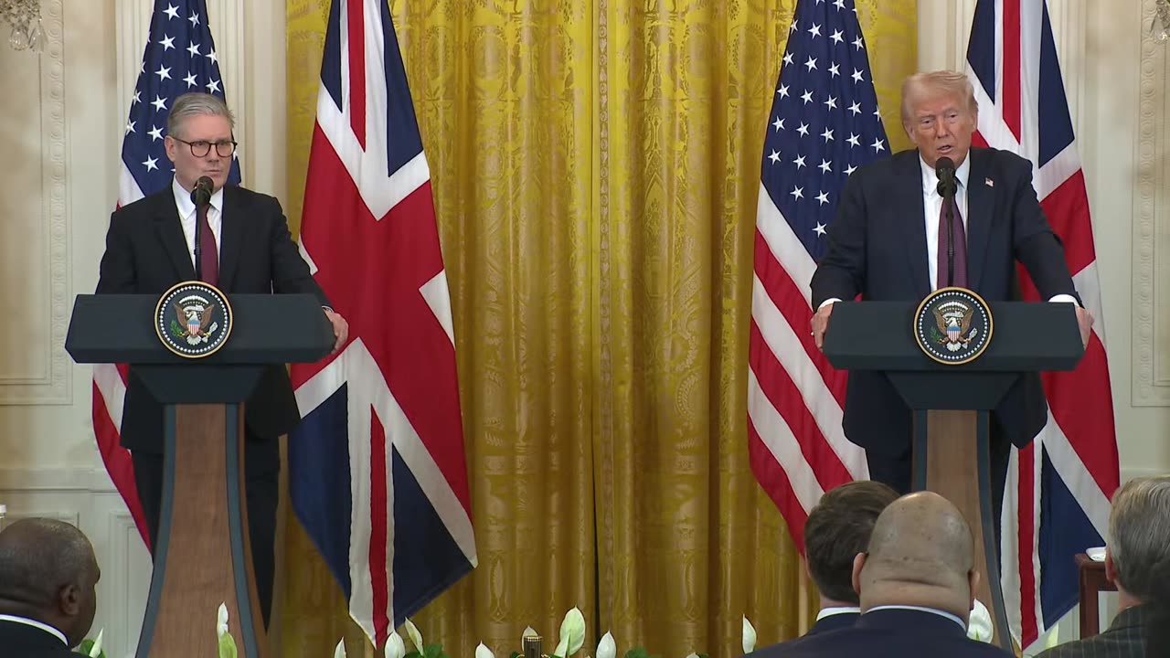 President Trump Press Conference With Prime Minister Keir Starmer 2/27/25