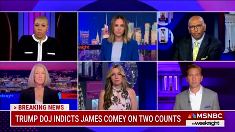MSNBC Panel in meltdown over James Comey Indictment