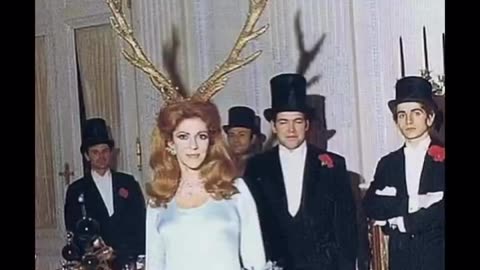 Photos of inside the Rothschild surrealist ball of 1972