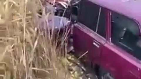 💥🛸 Ukraine Russia War | Russian FPV Drone Strikes Civilian Car in Rayske, Ukraine | RCF